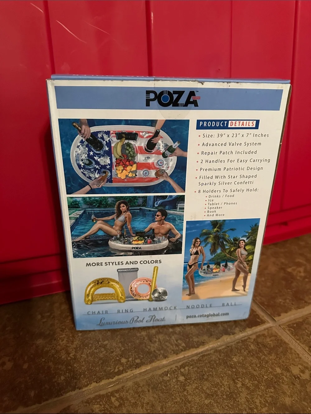 Poza floating cooler